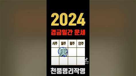 庚金 2024